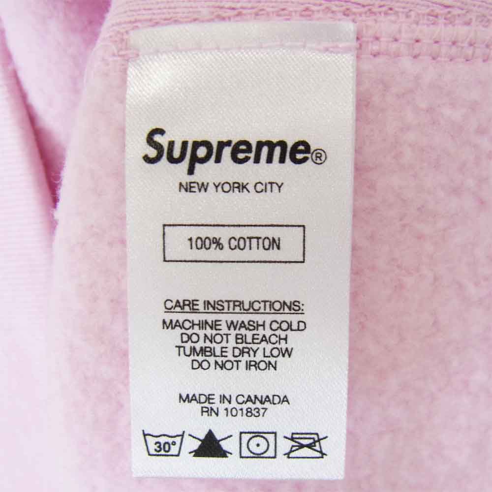 Supreme シュプリーム 21SS KAWS Chalk Logo Hooded Sweatshirt カウズ チョーク ロゴ  ピンク系 S【新古品】【未使用】【中古】