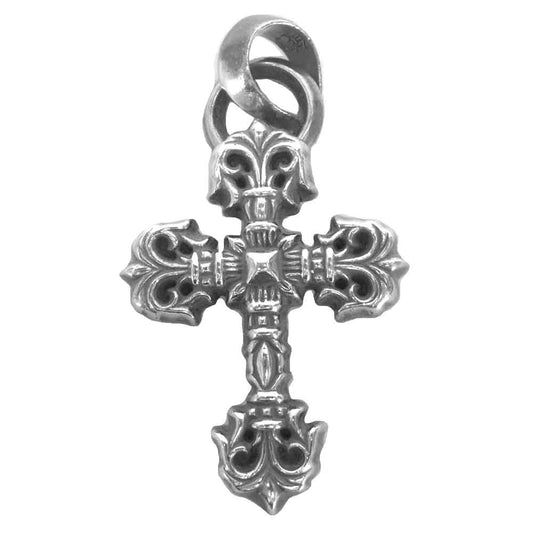 CHROME HEARTS クロムハーツ（原本無） フィリグリークロス ペンダントトップ シルバー系【中古】