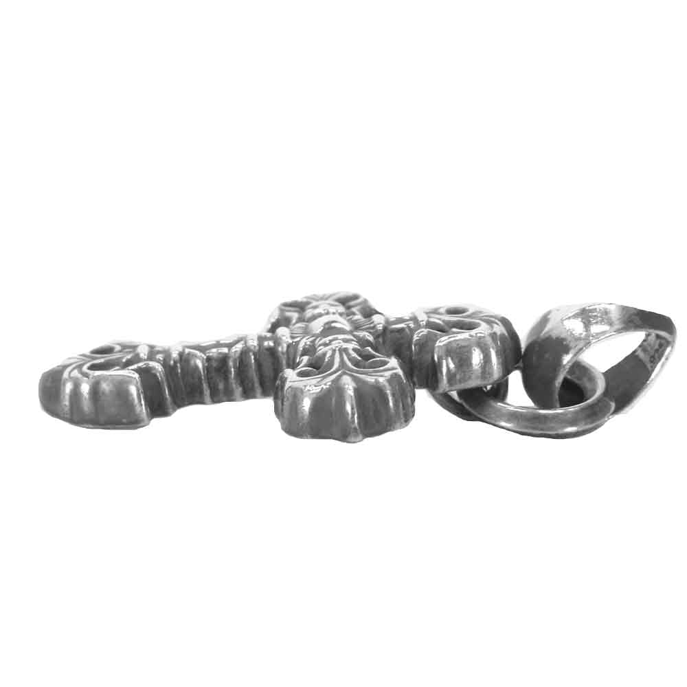 CHROME HEARTS クロムハーツ（原本無） フィリグリークロス ペンダントトップ シルバー系【中古】