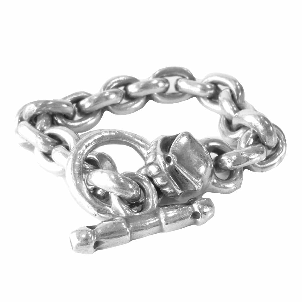 STARLIN GEAR スターリンギア basic link 1 curby ベーシック リンク カービー ブレスレット  シルバー系【中古】