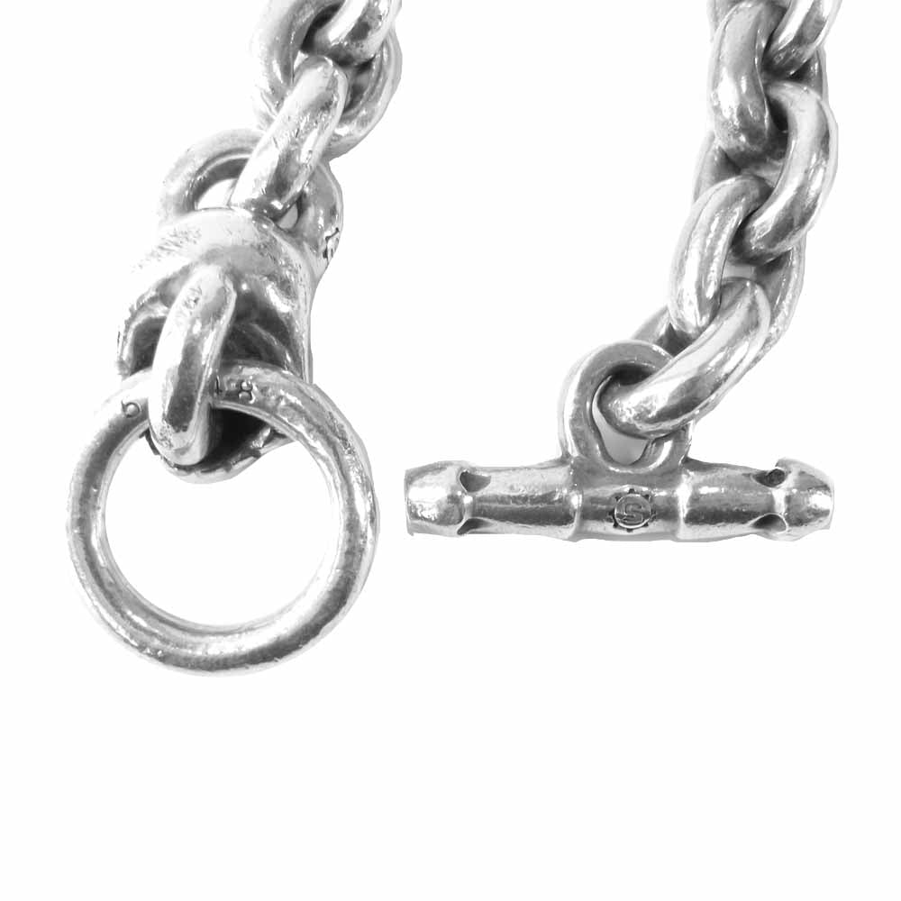 STARLIN GEAR スターリンギア basic link 1 curby ベーシック リンク カービー ブレスレット  シルバー系【中古】