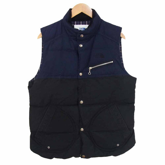 JUNYA WATANABE COMME des GARCONS MAN ジュンヤワタナベコムデギャルソンマン WI-V901 ノースフェイス アイ ジュンヤ ダウンベスト ネイビー系 L【中古】