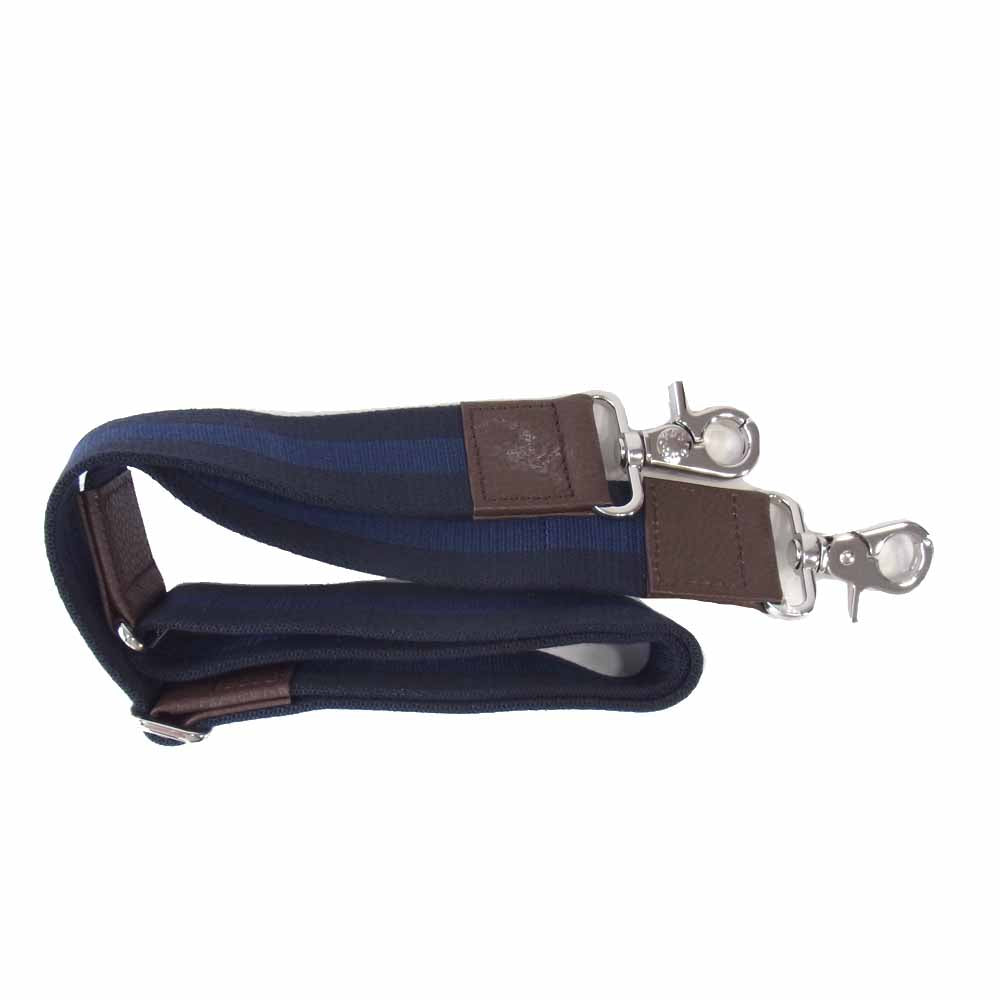 Orobianco オロビアンコ 92238 SARANGINO-C JEANS ジーンズ調 ショルダー バッグ 紺×茶【新古品】【未使用】【中古】