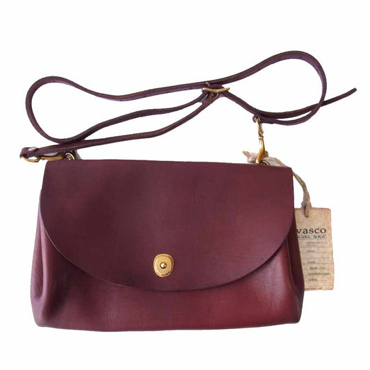 ヴァスコ LEATHER GARCON 2WAY BAG レザー ギャルソン クラッチ ショルダー バッグ ブラウン系【新古品】【未使用】【中古】