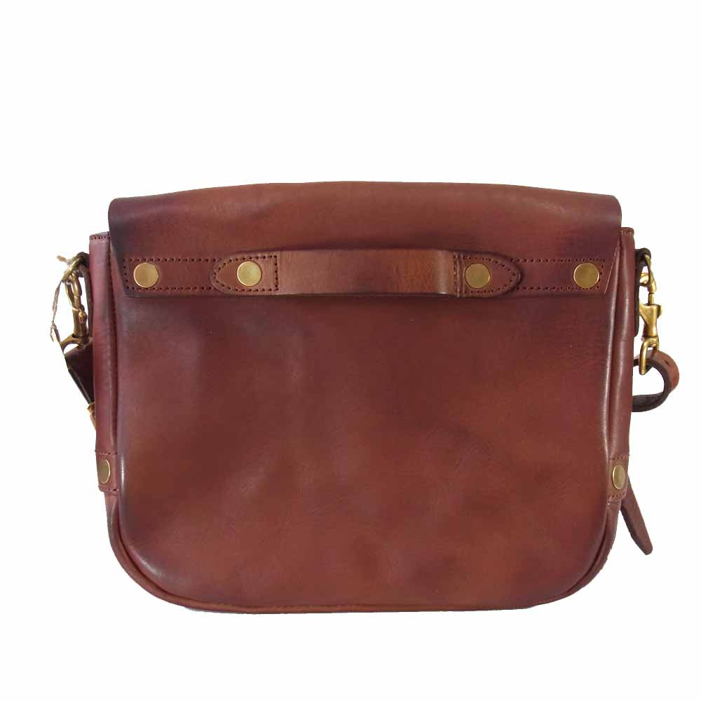 ヴァスコ LEATHER POSTMAN SHOULDER BAG レザー ポストマン ショルダー バッグ ブラウン系【新古品】【未使用】【中古】