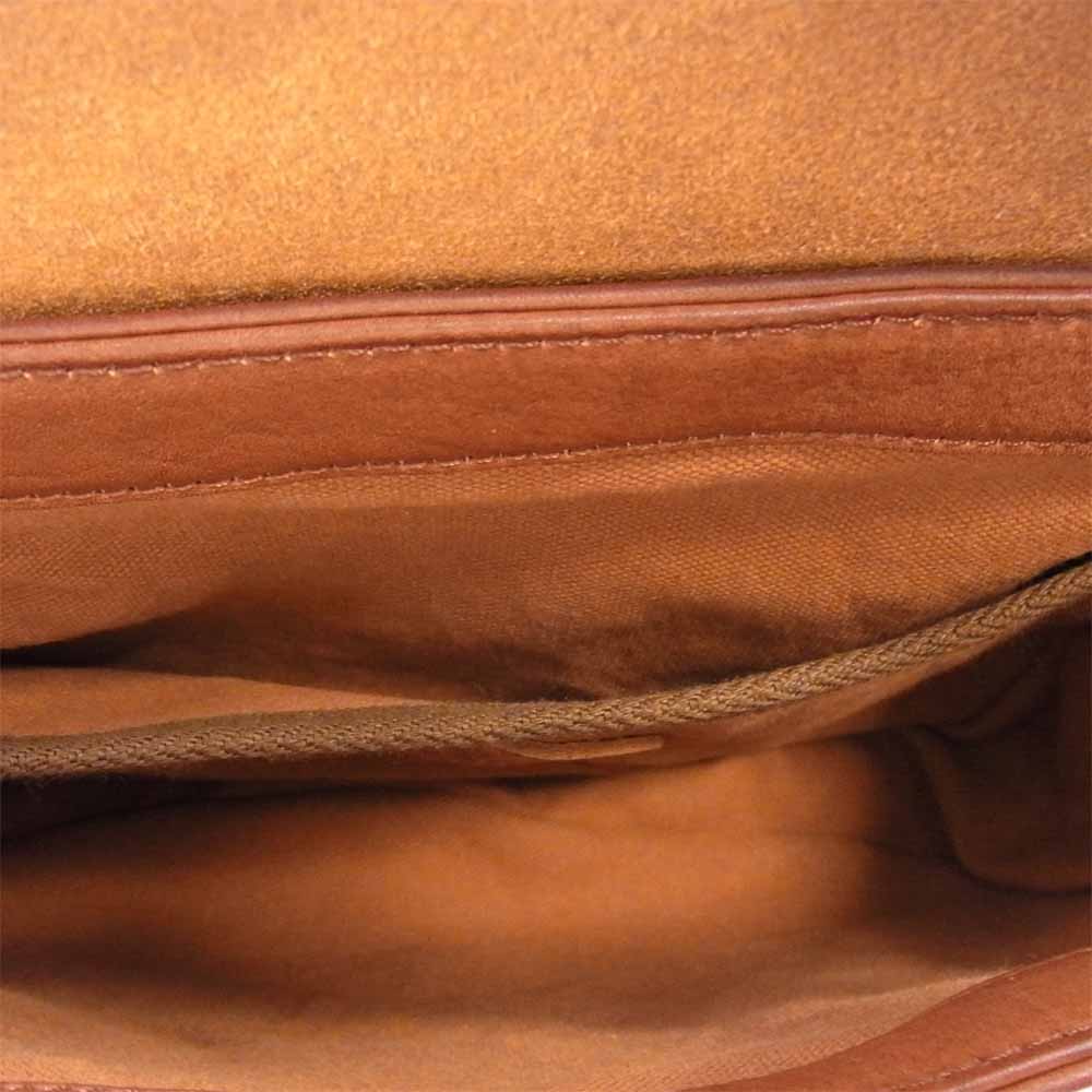 ヴァスコ LEATHER POSTMAN SHOULDER BAG レザー ポストマン ショルダー バッグ ブラウン系【新古品】【未使用】【中古】
