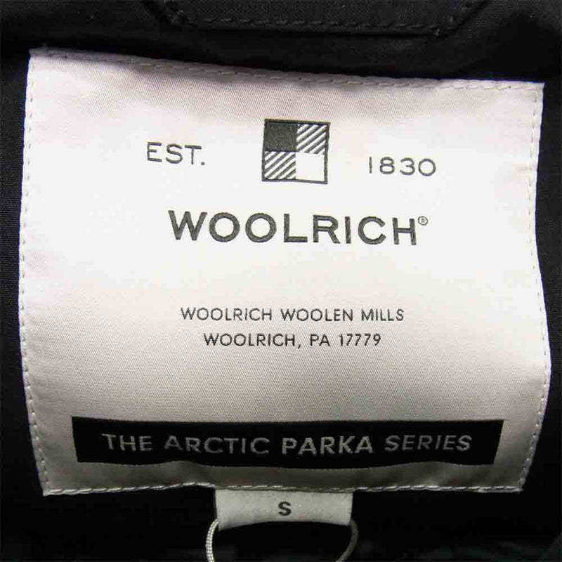 WOOLRICH ウールリッチ 国内正規品 ECO BYRD CLOTH ARCTIC PARKA レディース アークティックパーカ ブラック系 S【中古】