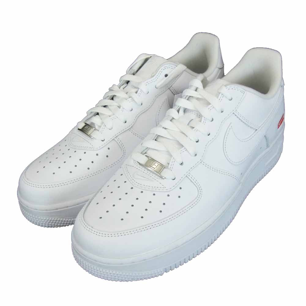 Supreme シュプリーム CV9225-100 × NIKE ナイキ AIR FORCE 1 LOW エア フォース ワン ロー ホワイト系 27.5cm【新古品】【未使用】【中古】