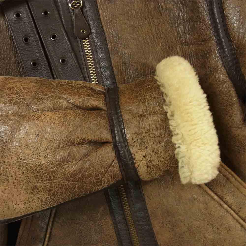 schott ショット B-3 ムートン フライトジャケット レザー アメリカ製