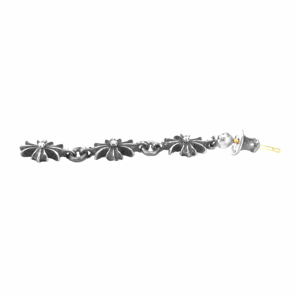 CHROME HEARTS クロムハーツ（原本無） TNY E CH PLS 3 タイニー CHプラス ドロップ ピアス シルバー系【中古】