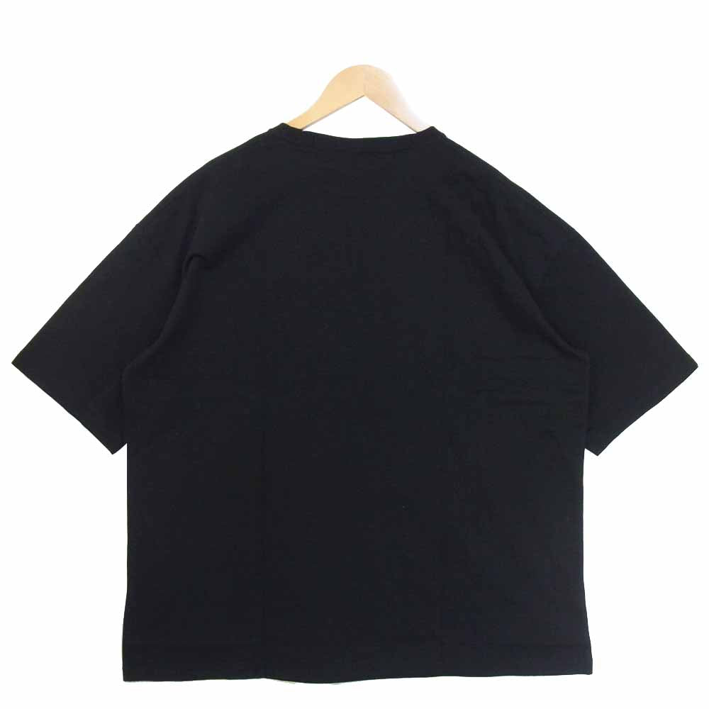 Yohji Yamamoto ヨウジヤマモト GN-T55-076-2 Ground Y グラウンドワイ ロゴ 半袖 Tシャツ ブラック系 4【新古品】【未使用】【中古】