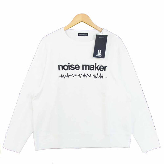 UNDERCOVER アンダーカバー MUT9813-6 NOISE MAKER ノイズメーカー LOOSE SWEAT プリント ルーズ スウェット ホワイト系 2【美品】【中古】
