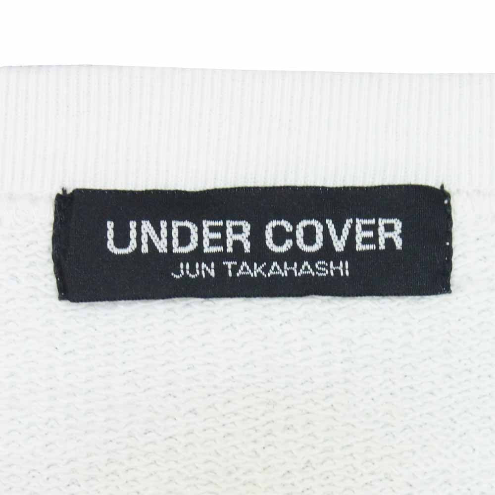 UNDERCOVER アンダーカバー MUT9813-6 NOISE MAKER ノイズメーカー LOOSE SWEAT プリント ルーズ スウェット ホワイト系 2【美品】【中古】