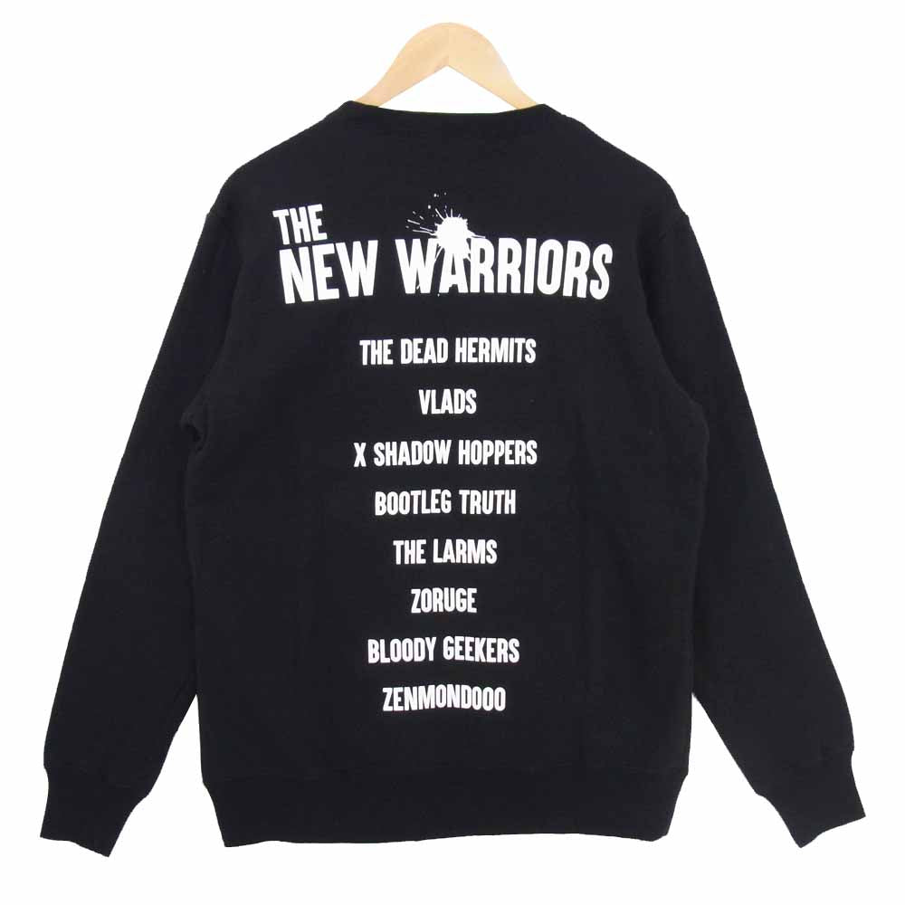 UNDERCOVER アンダーカバー 19SS UCW4891-1 THE NEW WARRIORS プリント スウェット ブラック系 2【美品】【中古】