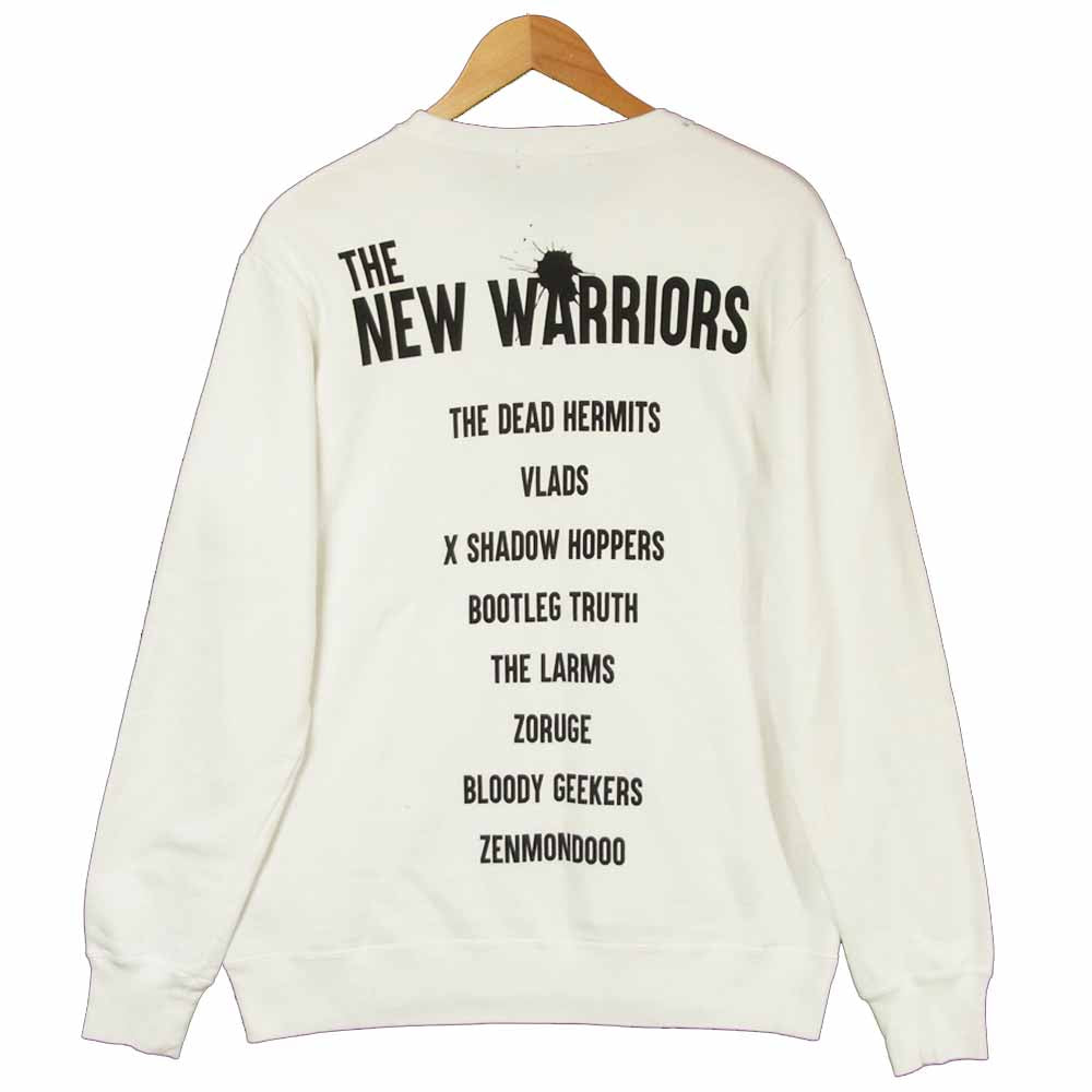 UNDERCOVER アンダーカバー 19SS UCW4891-1 THE NEW WARRIORS プリント スウェット ホワイト系 2【美品】【中古】