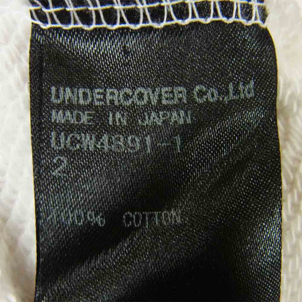 UNDERCOVER アンダーカバー 19SS UCW4891-1 THE NEW WARRIORS プリント スウェット ホワイト系 2【美品】【中古】