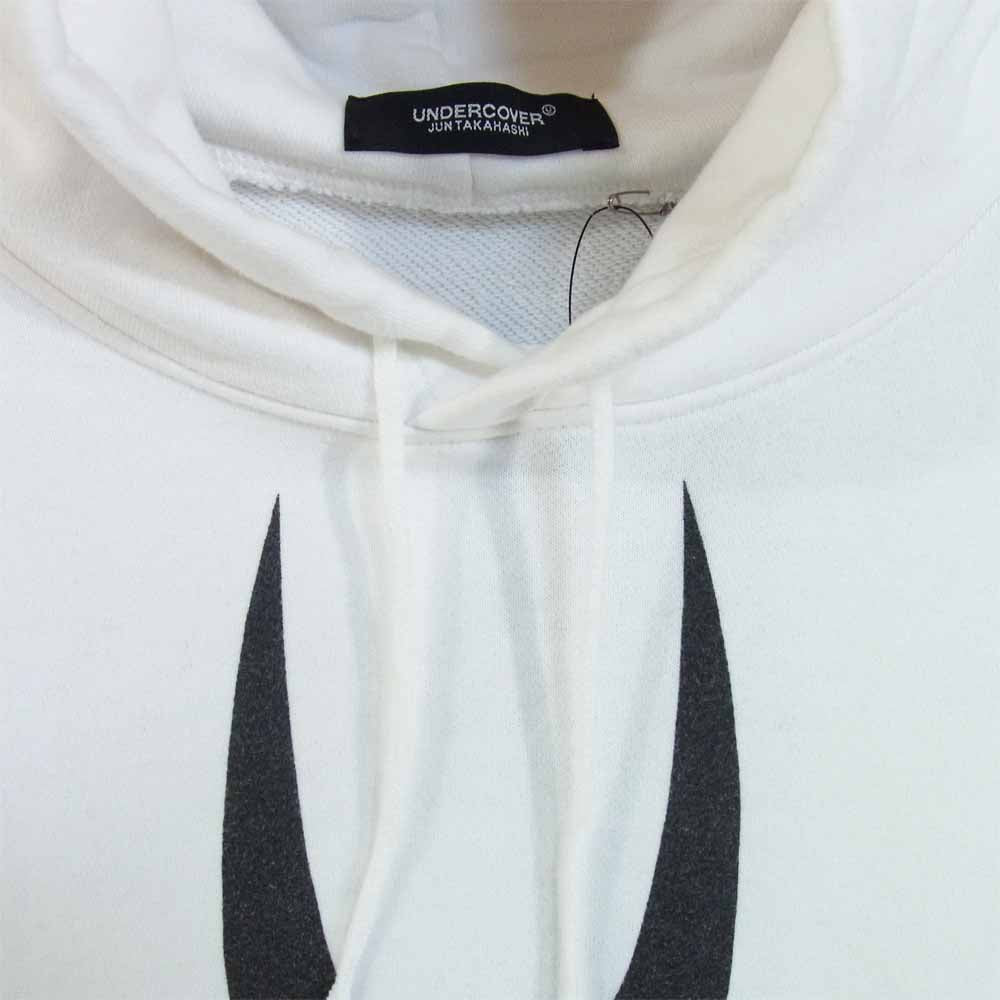 UNDERCOVER アンダーカバー 20AW UCZ4893-6 ロゴ 隠密 プリント パーカー ホワイト系 3【中古】