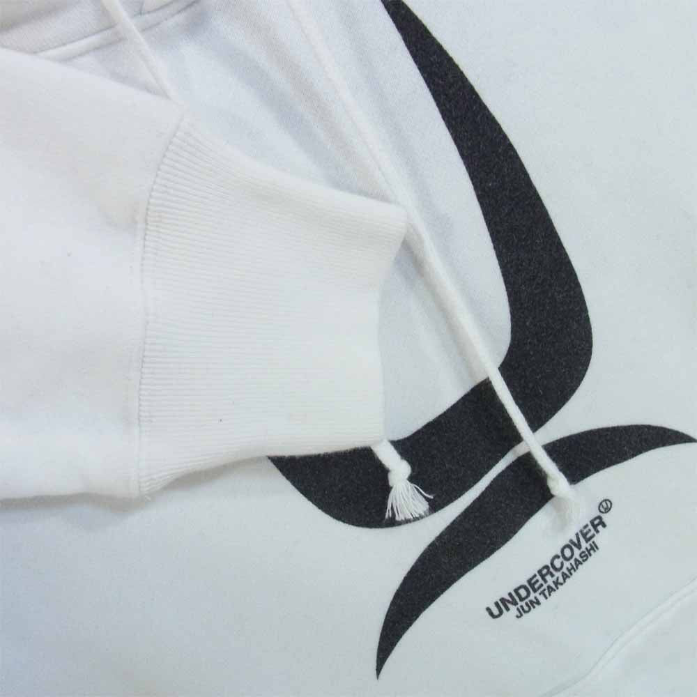 UNDERCOVER アンダーカバー 20AW UCZ4893-6 ロゴ 隠密 プリント パーカー ホワイト系 3【中古】