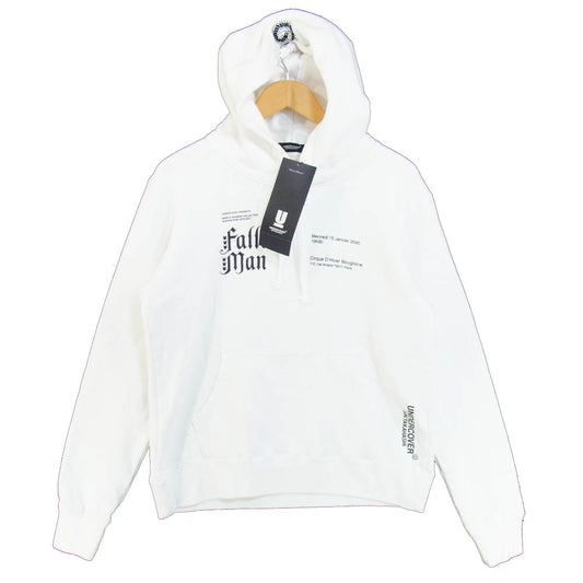 UNDERCOVER アンダーカバー 20AW UCZ4893-4 fallen man Hoodie プリント プルオーバー フーディ ホワイト系 3【極上美品】【中古】