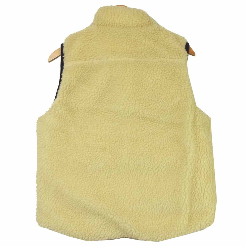 TMT ティーエムティー TJK-F1802 ONIBEGIE DYED NYLON REVERSIBLE DOWN VEST ボア ダウン ベスト ブラウン系 ネイビー系 L【美品】【中古】