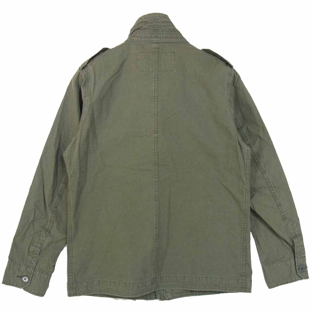 TMT ティーエムティー TJK-S1704 SHORT MILITARY JACKET ショート ミリタリー ジャケット カーキ系 L【美品】【中古】