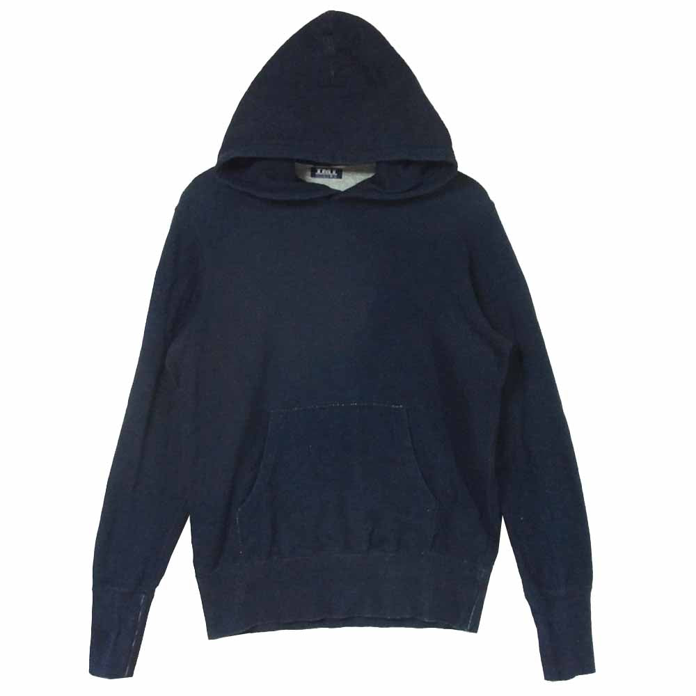 TMT ティーエムティー TSW-S1709  INDIGO FRENCH TERRY PULLOVER PARKA インディゴ プルオーバー パーカー インディゴブルー系 L【美品】【中古】