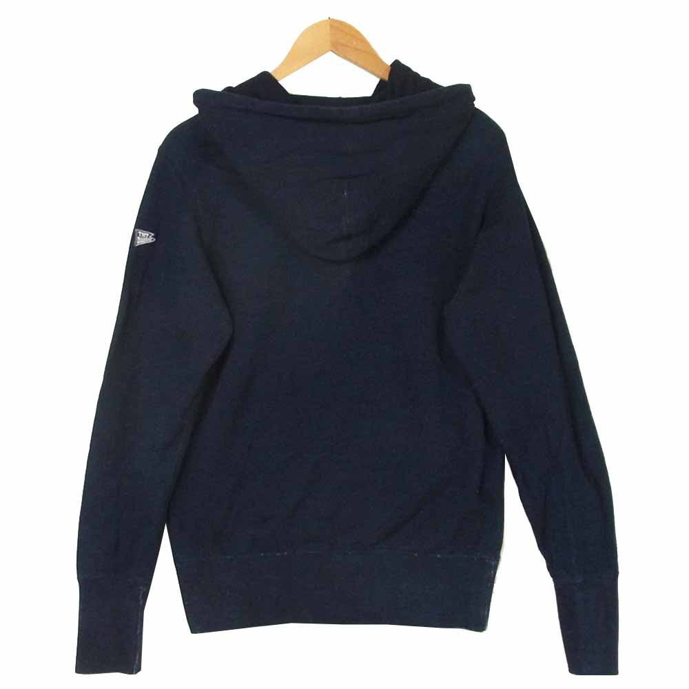 TMT ティーエムティー TSW-S1709  INDIGO FRENCH TERRY PULLOVER PARKA インディゴ プルオーバー パーカー インディゴブルー系 L【美品】【中古】