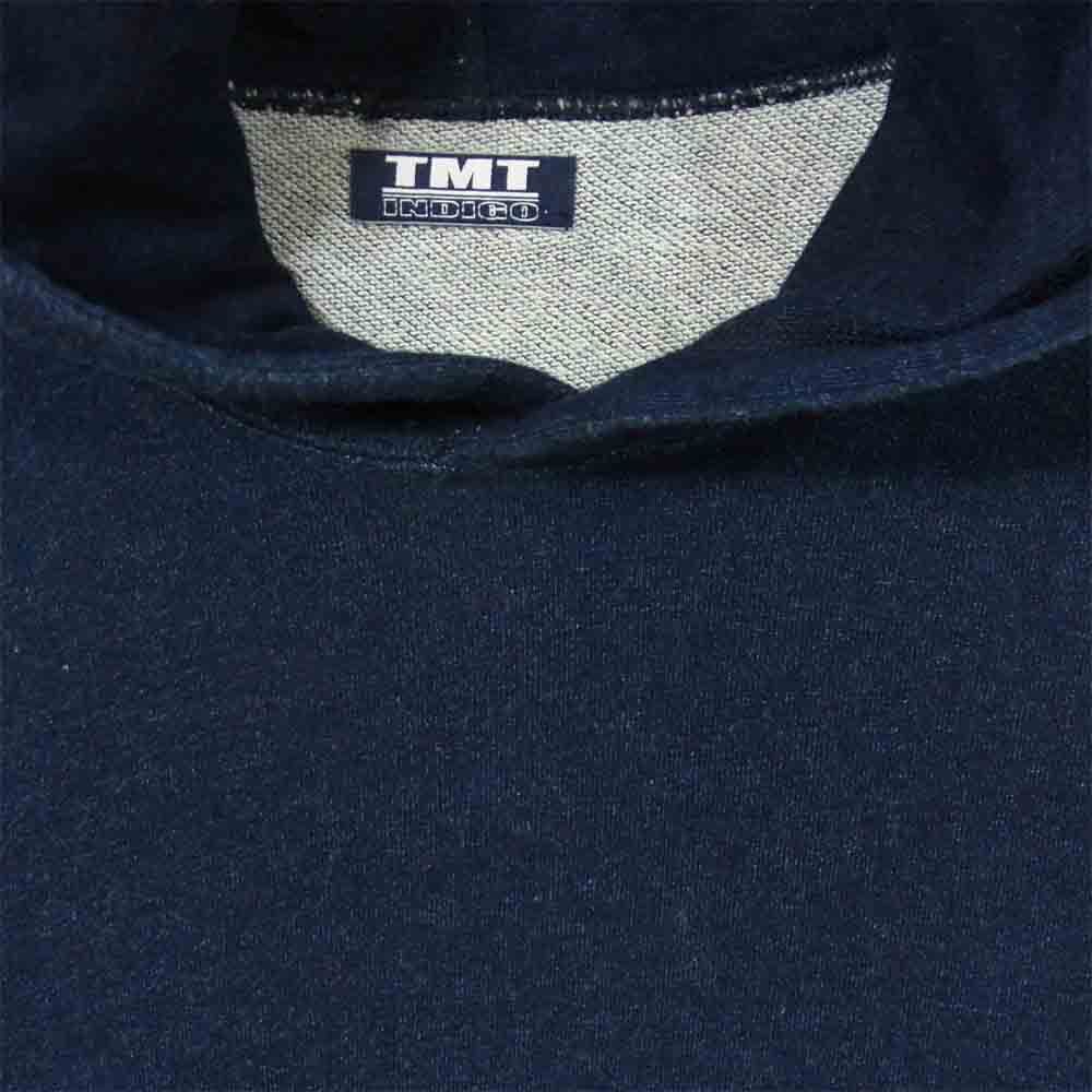 TMT ティーエムティー TSW-S1709  INDIGO FRENCH TERRY PULLOVER PARKA インディゴ プルオーバー パーカー インディゴブルー系 L【美品】【中古】