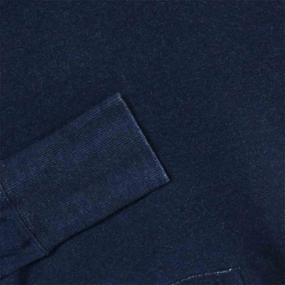 TMT ティーエムティー TSW-S1709  INDIGO FRENCH TERRY PULLOVER PARKA インディゴ プルオーバー パーカー インディゴブルー系 L【美品】【中古】