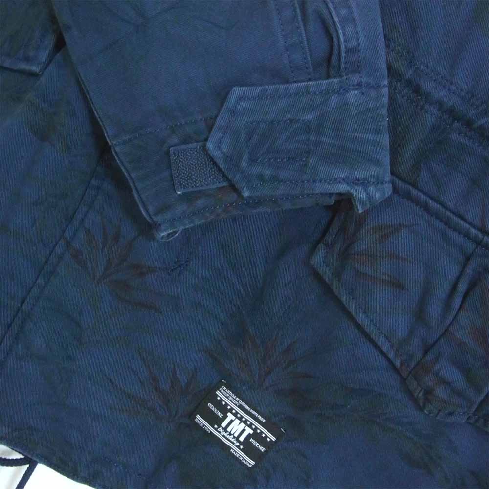 TMT ティーエムティー TJK-S1803 BOTANICAL OVERDYE M-65 ミリタリー ジャケット ネイビー系 L【中古】