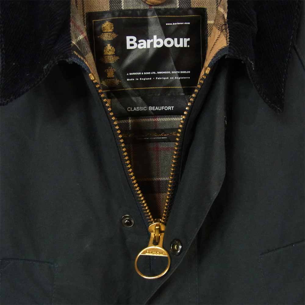 Barbour バブアー CLASSIC BEAUFORT クラシック ビューフォート ジャケット 英国製 ブラック系 M【中古】