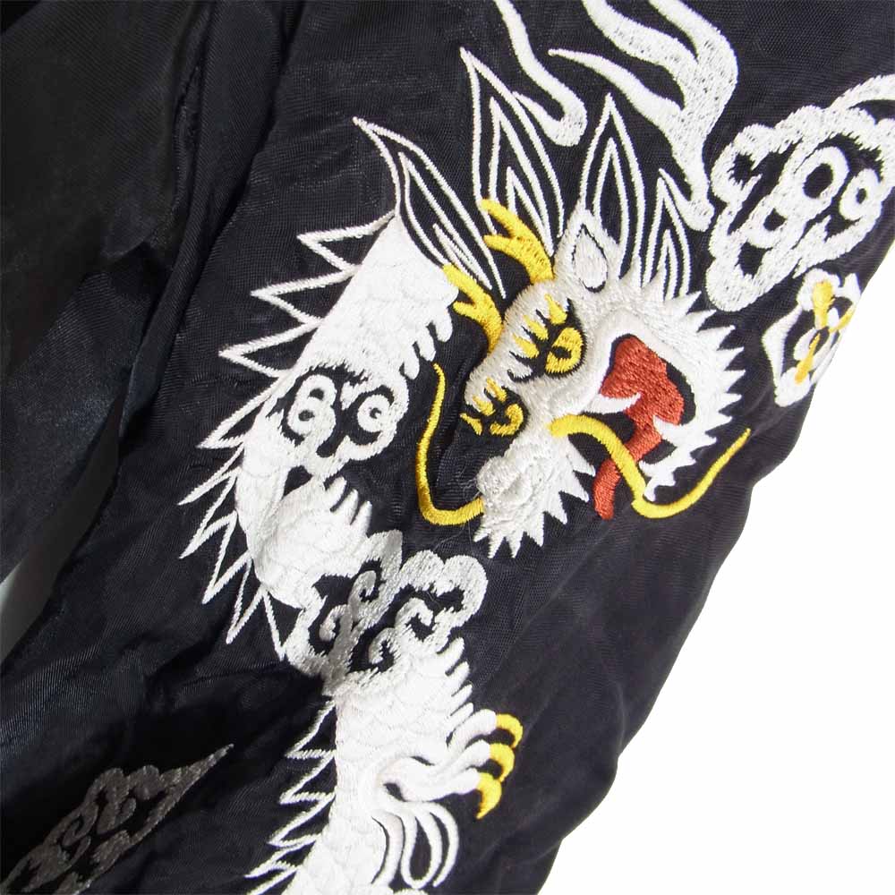 Pherrow's フェローズ 匠 リバーシブル スカジャン 鷹 × 兜 ブラック系【中古】