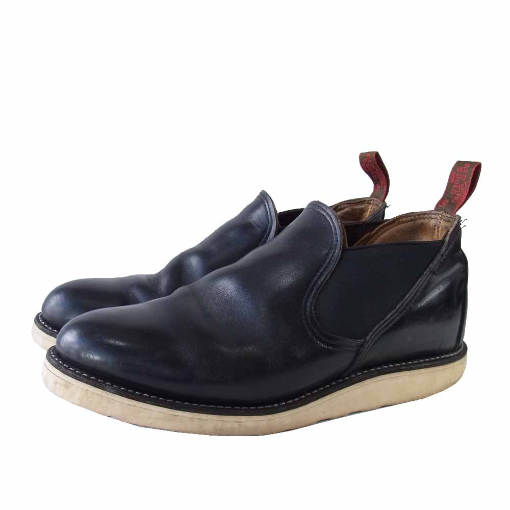 RED WING レッドウィング 8142 ROMEO ロメオ スリップオン オックスフォード サイドゴア ブーツ ブラック系 8【中古】
