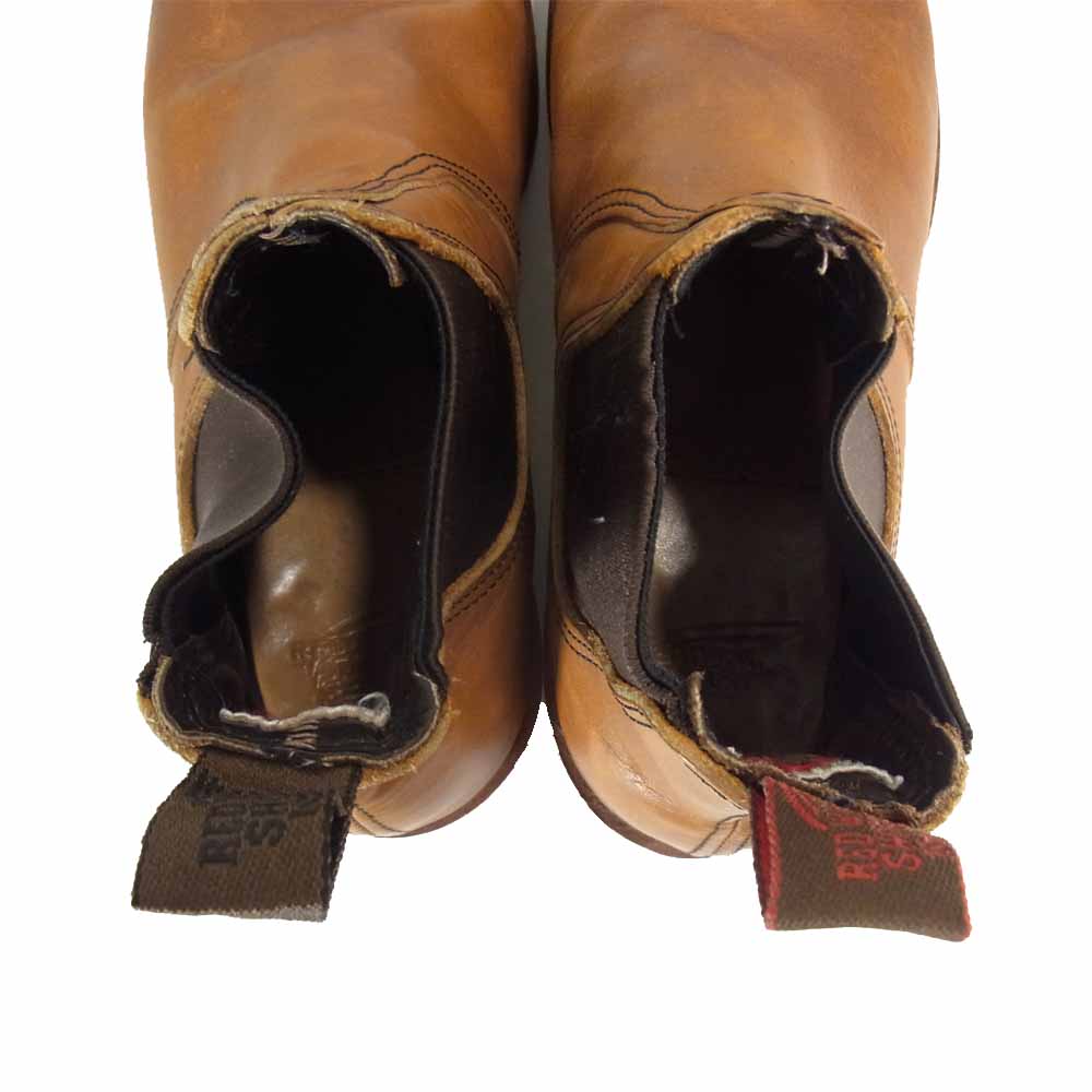 RED WING レッドウィング 2922 CHELSEA チェルシー サイドゴア ブーツ ライトブラウン系 26【中古】