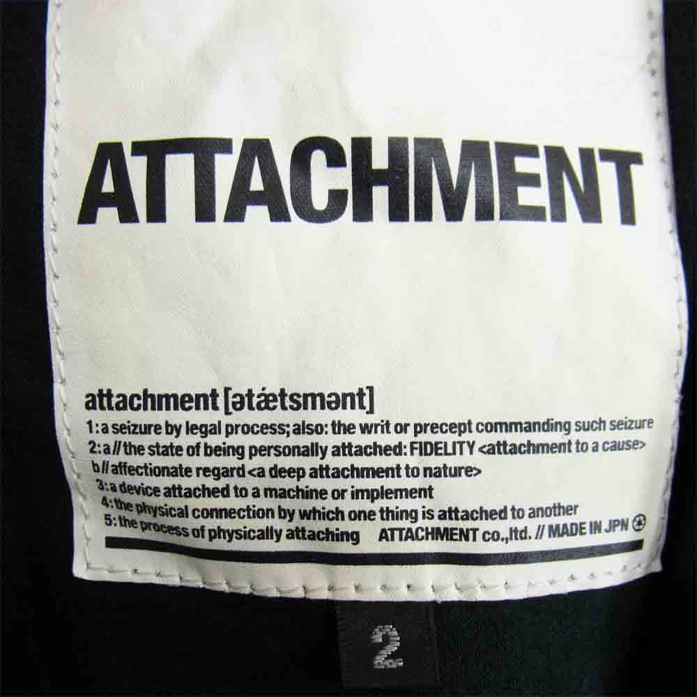 ATTACHMENT アタッチメント ディアスキン ダブルライダース ブラック系 2【中古】