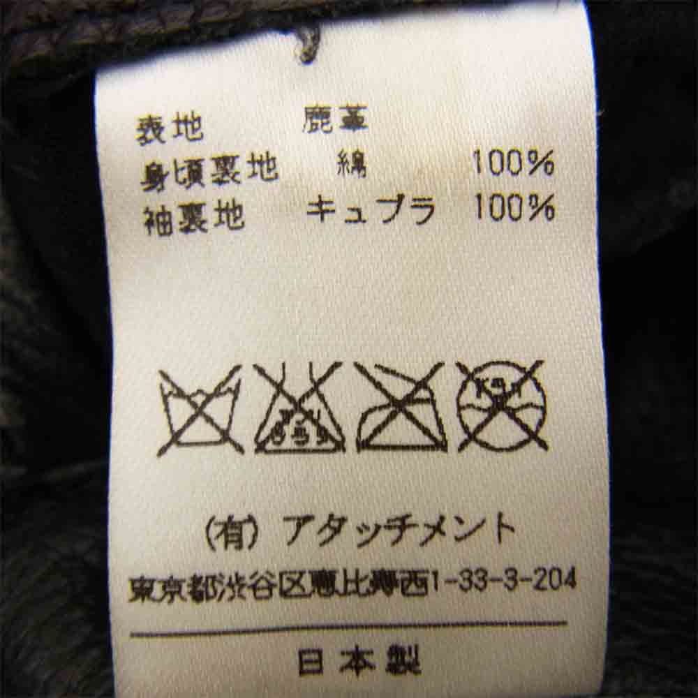 ATTACHMENT アタッチメント ディアスキン ダブルライダース ブラック系 2【中古】