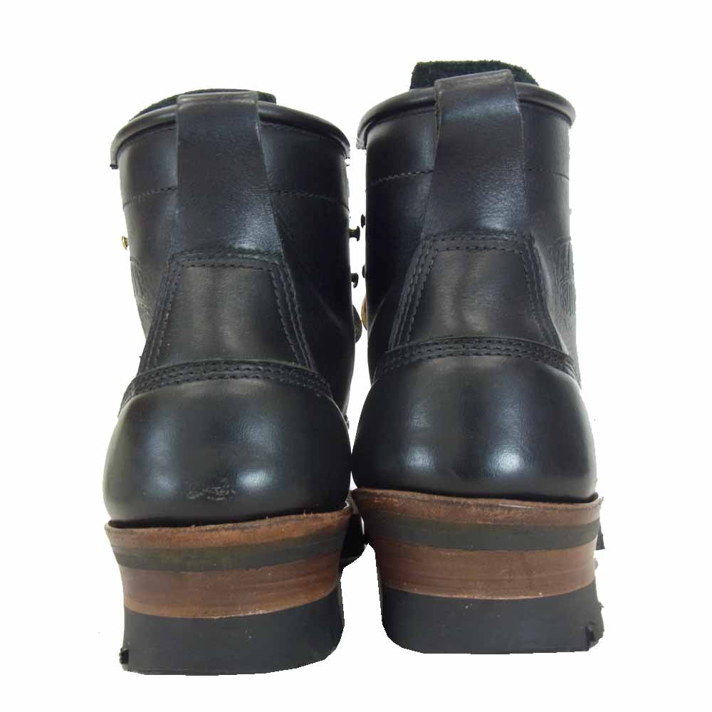 ホワイツブーツ 350VLTT SMOKE JUMPER スモーク ジャンパー ブーツ BLACK ブラック系 7E【中古】