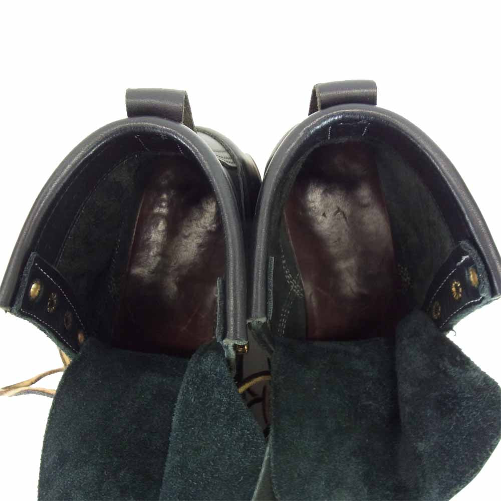 ホワイツブーツ 350VLTT SMOKE JUMPER スモーク ジャンパー ブーツ BLACK ブラック系 7E【中古】