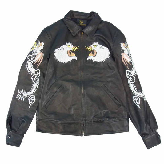 ファインクリークレザーズ FCJK016  Norfolk ノーフォーク ホースハイド レザー ジャケット ブラック系【美品】【中古】