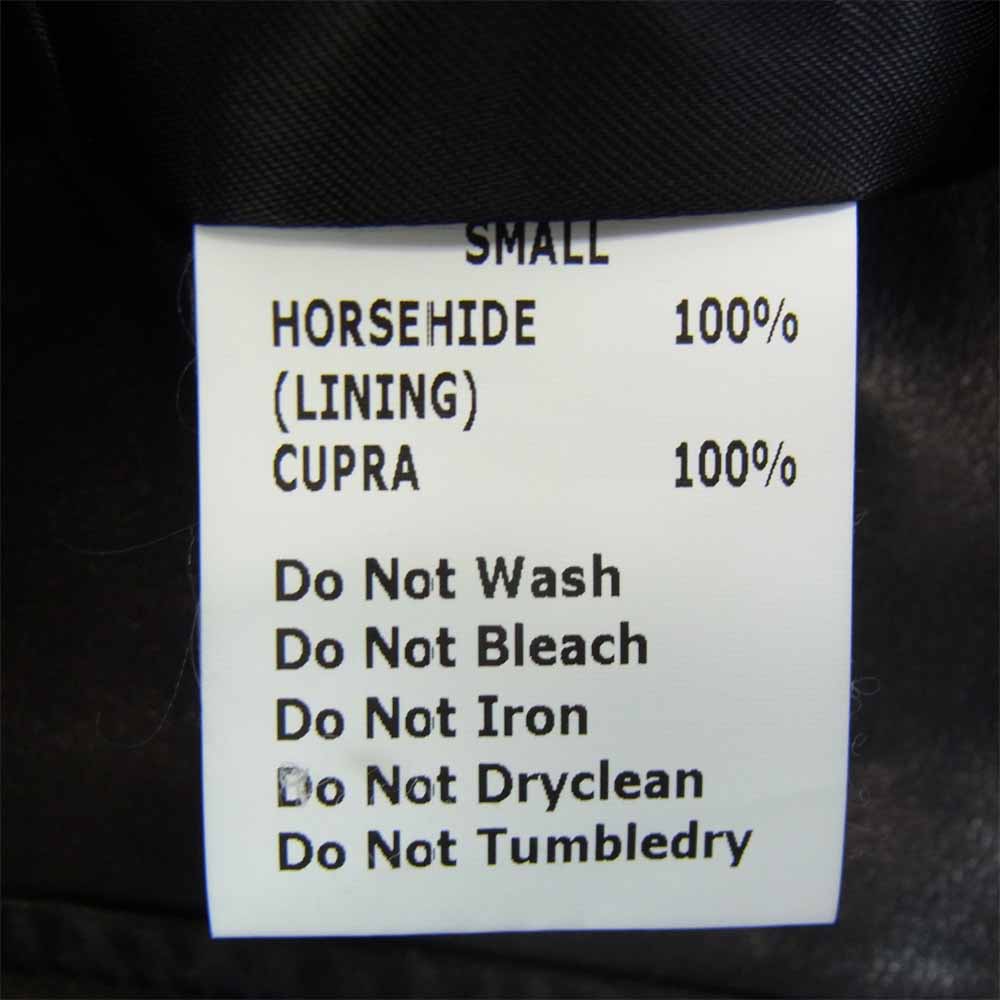 ファインクリークレザーズ FCJK016  Norfolk ノーフォーク ホースハイド レザー ジャケット ブラック系【美品】【中古】