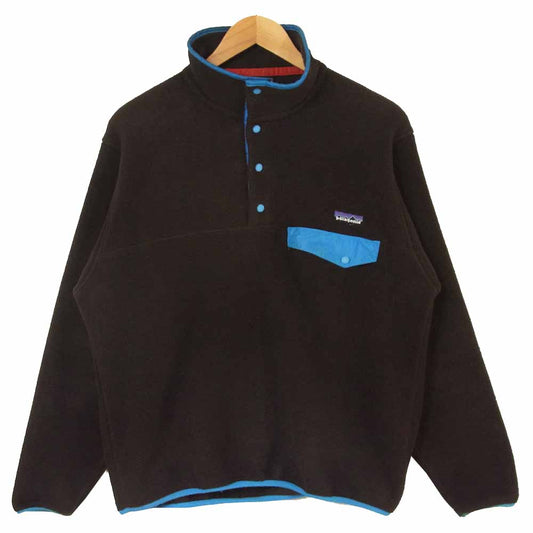 patagonia パタゴニア 25450F0 SYNCHILLA シンチラ スナップT フリース プルオーバー ジャケット ダークブラウン系 S【中古】