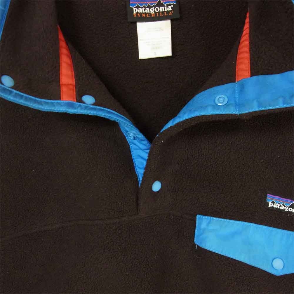 patagonia パタゴニア 25450F0 SYNCHILLA シンチラ スナップT フリース プルオーバー ジャケット ダークブラウン系 S【中古】