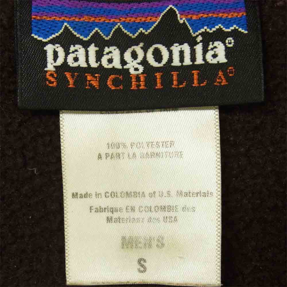 patagonia パタゴニア 25450F0 SYNCHILLA シンチラ スナップT フリース プルオーバー ジャケット ダークブラウン系 S【中古】