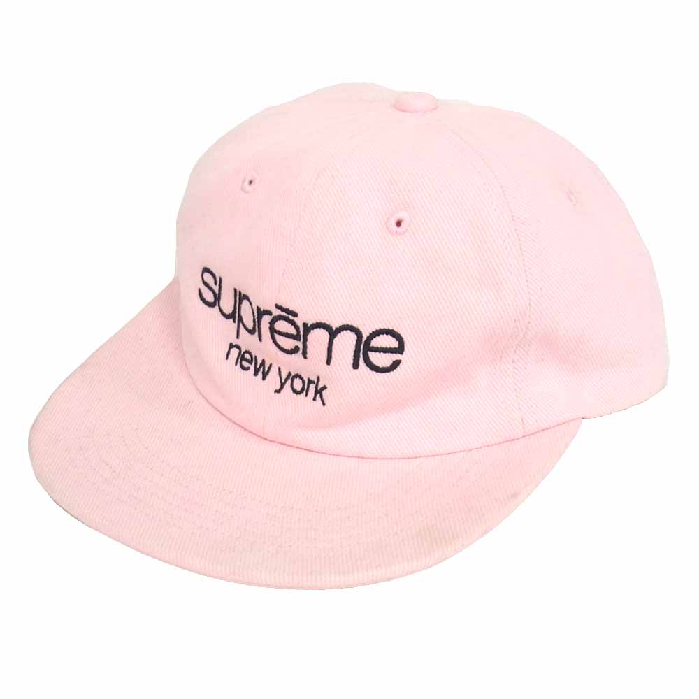 Supreme シュプリーム Classic Logo 6-Panel クラシック ロゴ シックパネル キャップ ピンク系【美品】【中古】