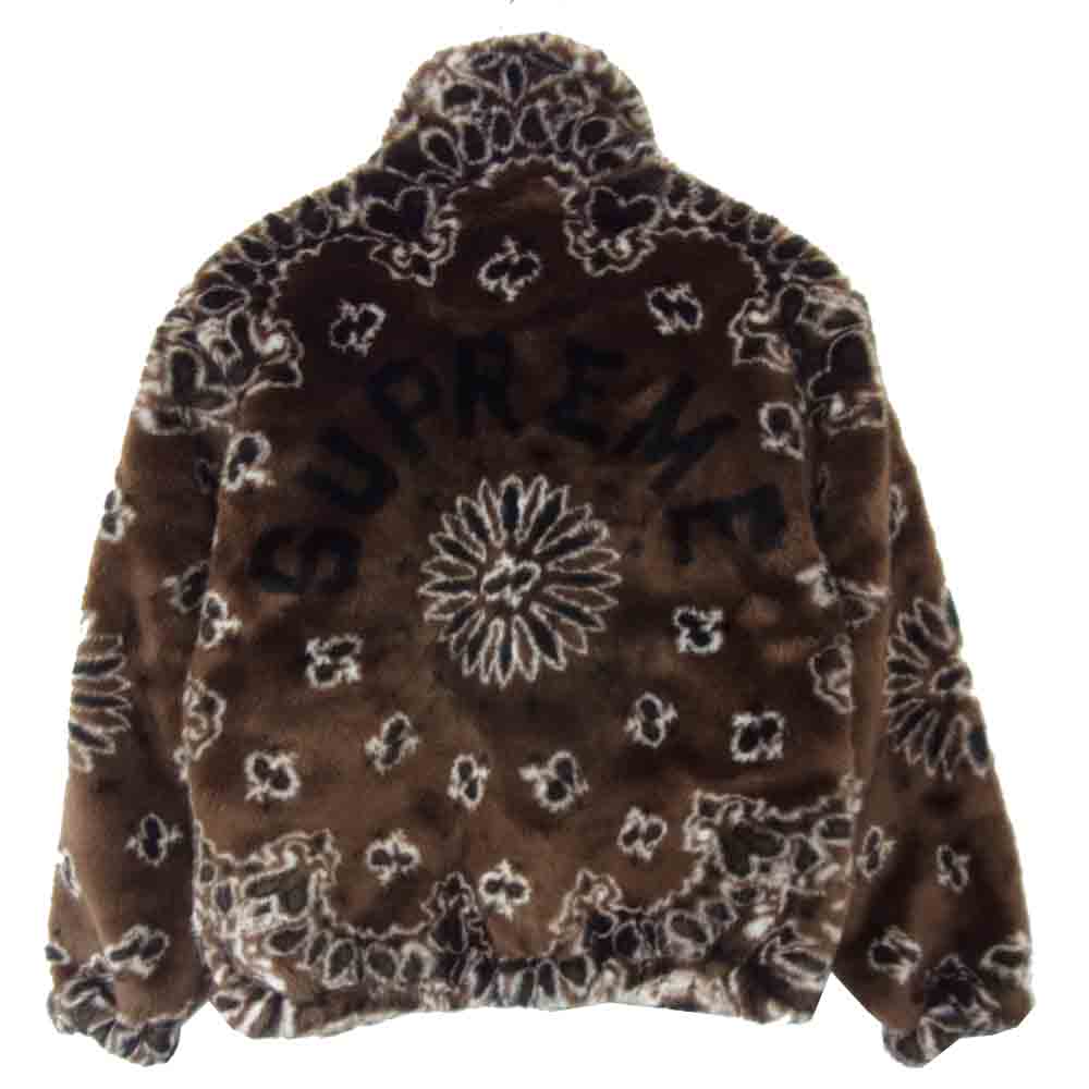 Supreme シュプリーム 21SS Bandana Faux Fur Bomber Jacket バンダナ ...