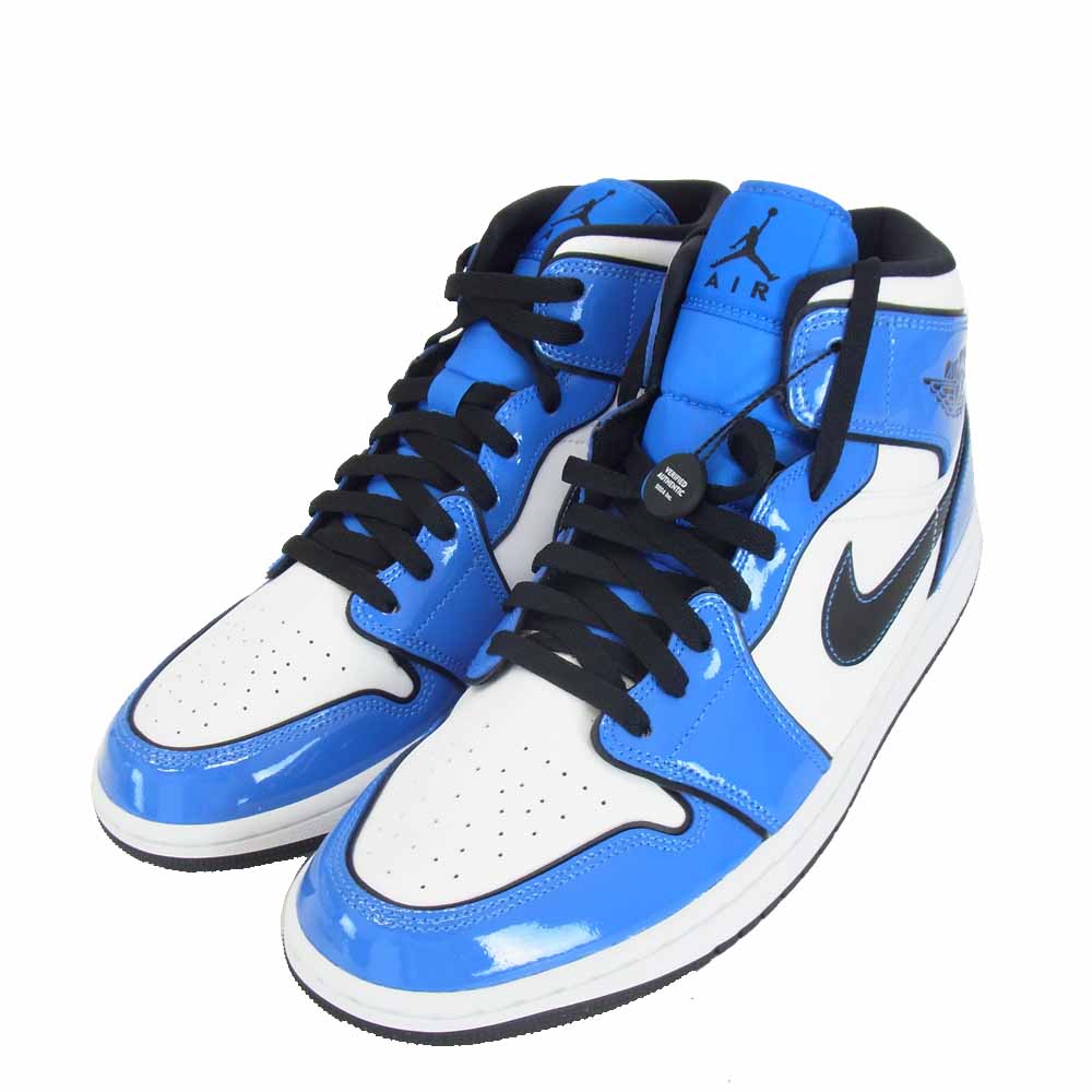 NIKE AIR JORDAN ナイキ ジョーダン DD6834-402 1 MID SE ワン ミッド シグナブルー ホワイト系 ブルー系 28cm【極上美品】【中古】