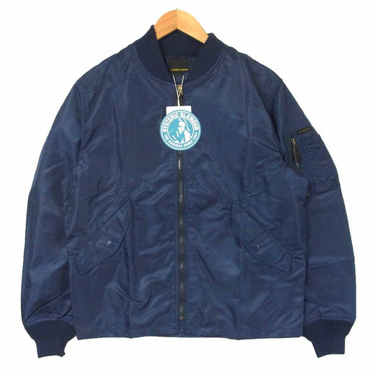 HYSTERIC GLAMOUR ヒステリックグラマー 02211AB07375 バックロゴ L-2B ジャケット ネイビー系 M【極上美品】【中古】