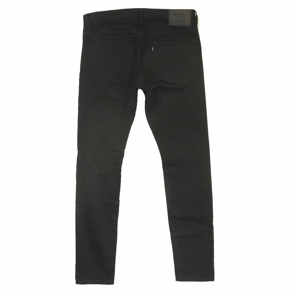 HYSTERIC GLAMOUR ヒステリックグラマー 02203AP12 野口強 DOPE リメイク スリム ストレート デニム パンツ ブラック系 32【美品】【中古】