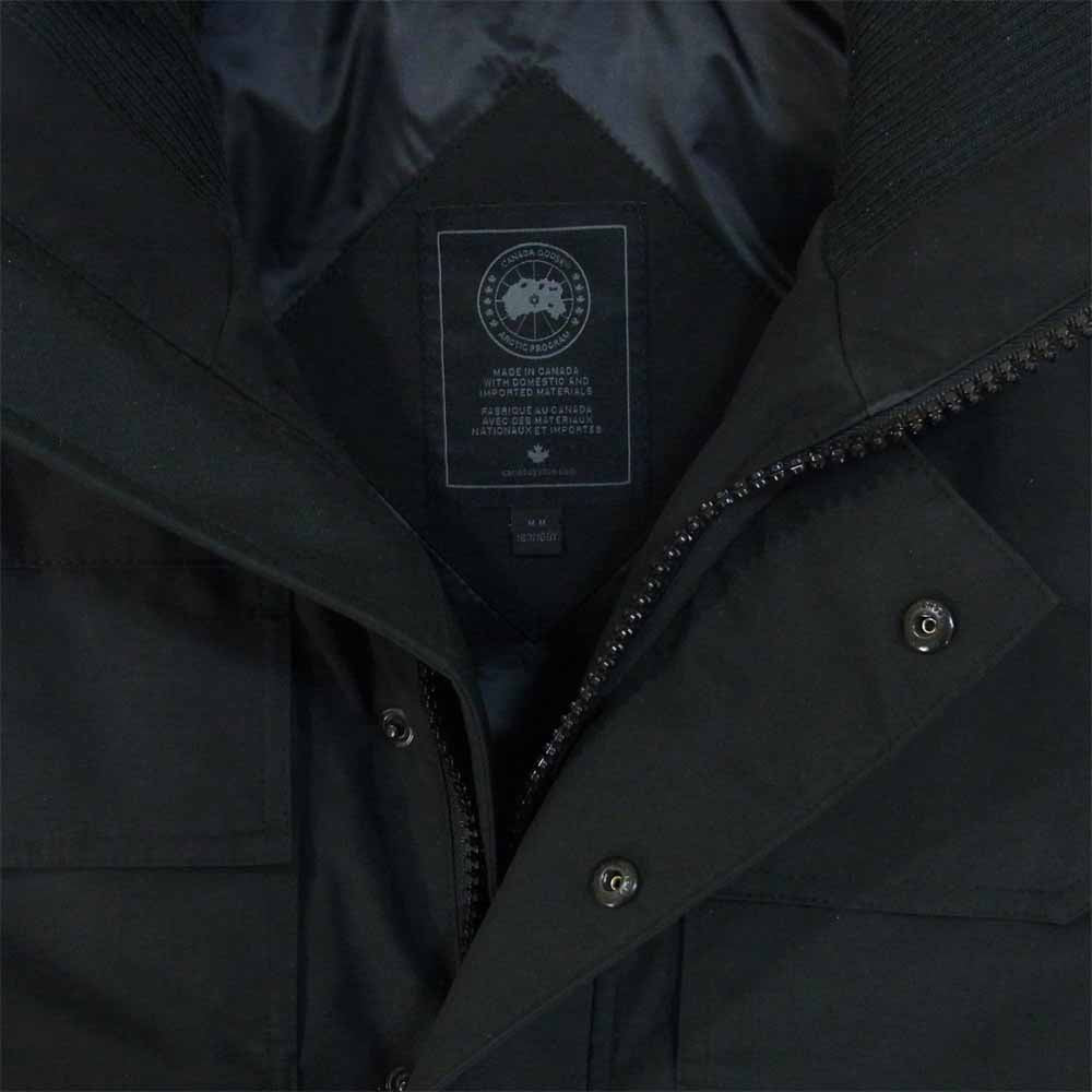 CANADA GOOSE カナダグース 4550MB BLACK LABEL ブラックレーベル MAITLAND PARKA メイトランド パーカー ブラック系 M【美品】【中古】