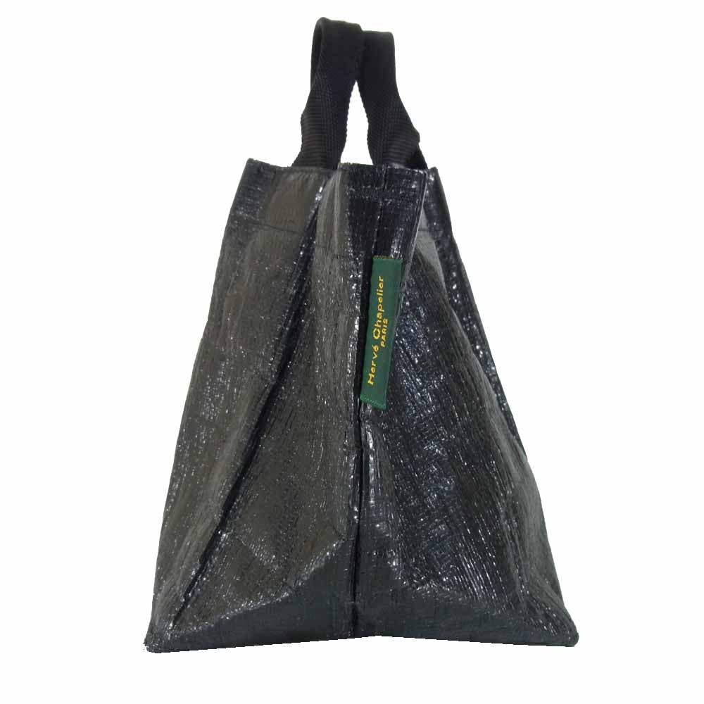Herve Chapelier エルベ・シャプリエ マルシェ バック トートバッグ フランス製 ブラック系【中古】